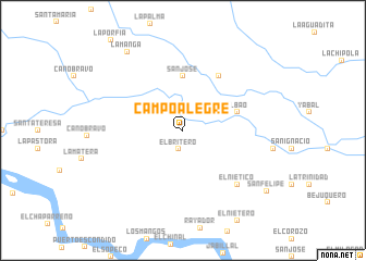 map of Campo Alegre