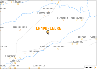 map of Campoalegre