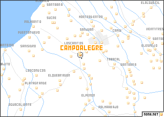 map of Campo Alegre