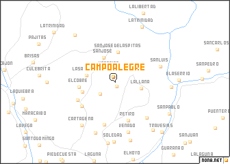 map of Campoalegre