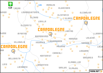 map of Campoalegre