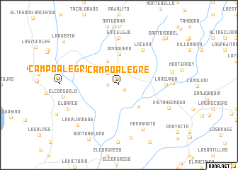 map of Campoalegre