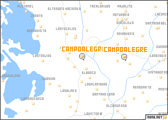 map of Campoalegre