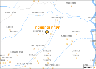 map of Campoalegre