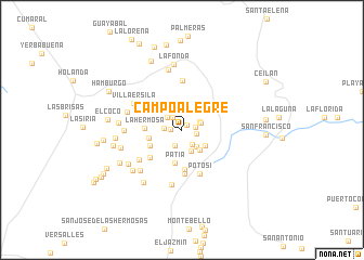 map of Campo Alegre