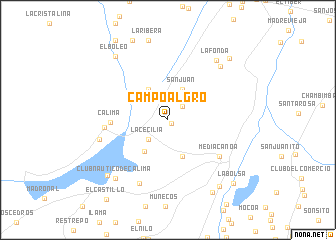 map of Campo Algro