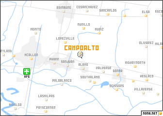 map of Campo Alto