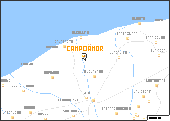 map of Campo Amor