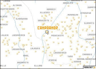 map of Campo Amor