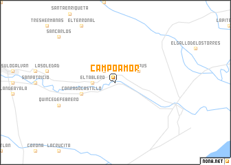 map of Campoamor