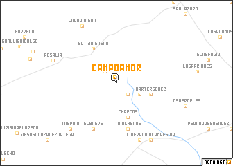 map of Campoamor