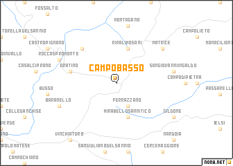 map of Campobasso