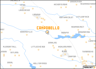 map of Campobello