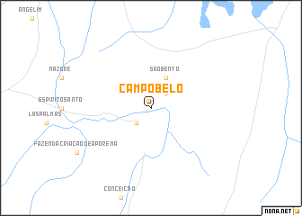 map of Campo Belo