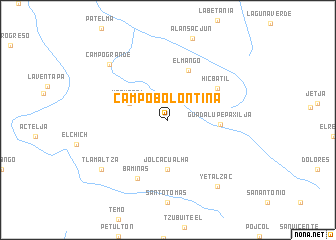 map of Campo Bolontina