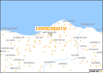 map of Campo Caquetio