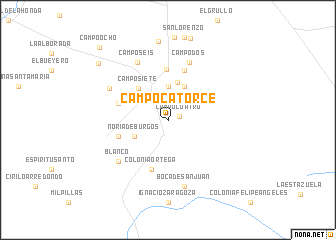 map of Campo Catorce