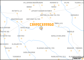 map of Campocerrado