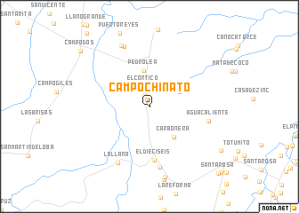 map of Campo Chinato