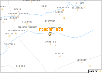 map of Campo Claro