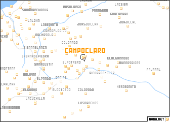 map of Campo Claro