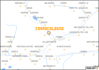 map of Campocologno