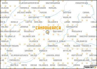 map of Campo de Arca