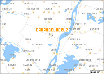 map of Campo de la Cruz