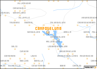 map of Campo de Luna