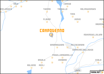 map of Campodenno