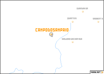 map of Campo do Sampaio