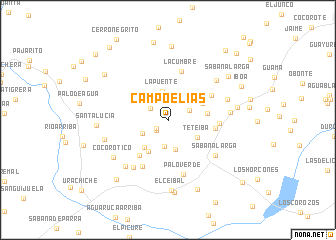 map of Campo Elías