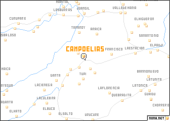 map of Campo Elías