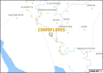 map of Campo Flores