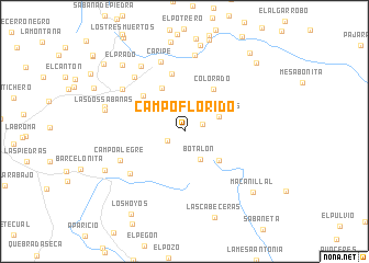 map of Campo Florido