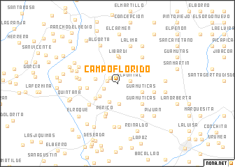 map of Campo Florido