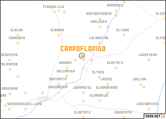 map of Campo Florido