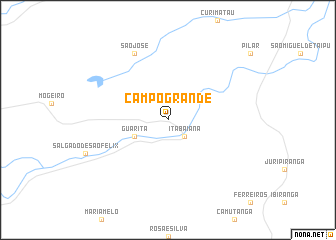 map of Campo Grande