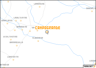 map of Campo Grande