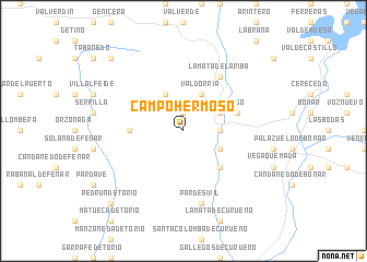 map of Campohermoso