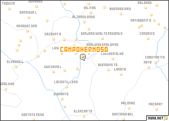 map of Campo Hermoso