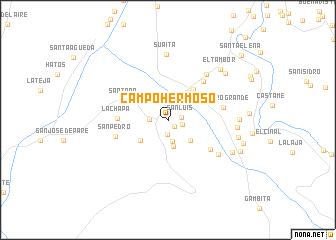 map of Campo Hermoso