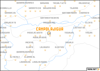 map of Campo La Jigua