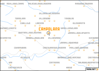 map of Campolara