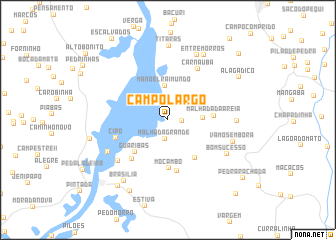 map of Campo Largo