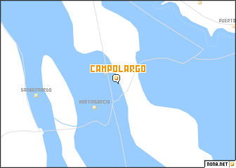 map of Campo Largo