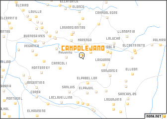 map of Campo Lejano