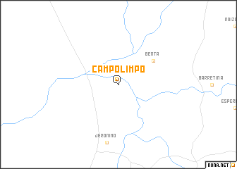 map of Campo Limpo