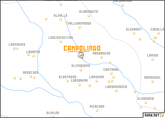 map of Campo Lindo