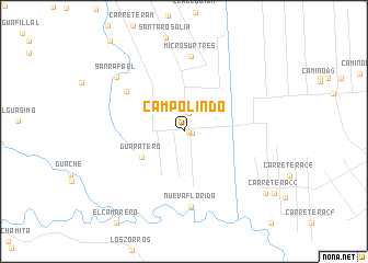 map of Campo Lindo